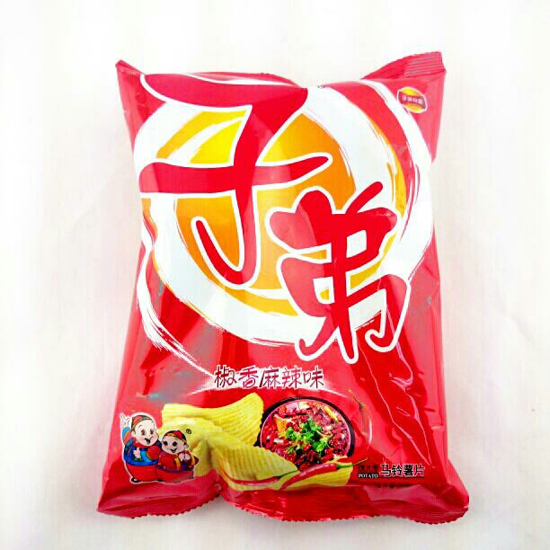 2022131子弟椒香麻辣味马铃薯片65g ￥4元/袋 月售0份