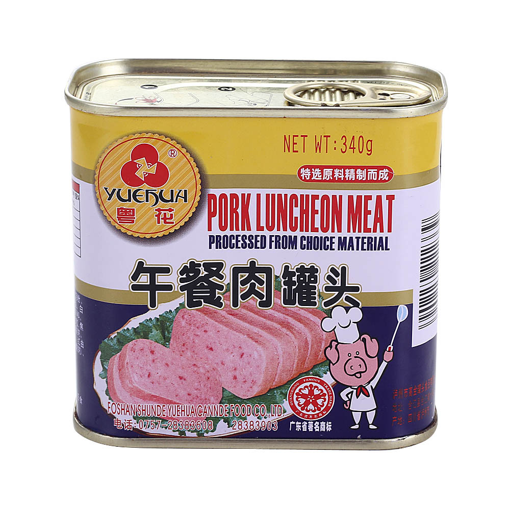 粤花午餐肉340g ￥14元/罐 已售0份