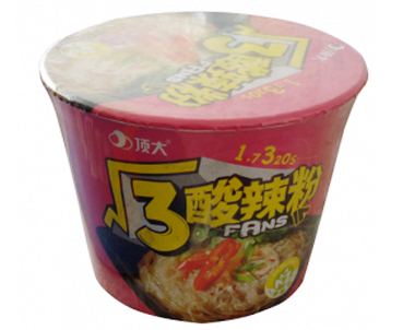 顶大酸辣粉丝面 ￥4元/盒 已售0份