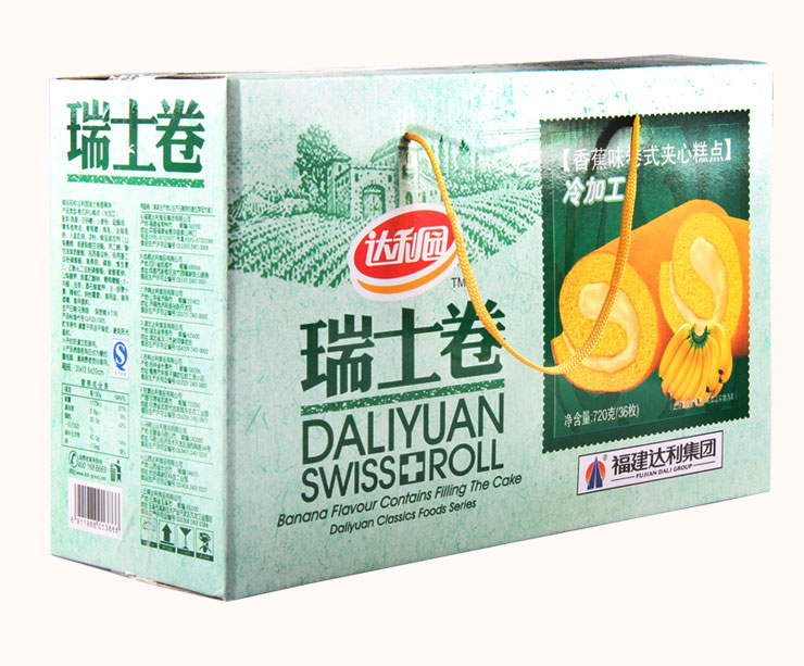 达利园瑞士卷(香蕉) ￥21元/箱 月售0份