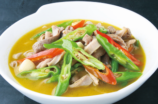 青椒焖猪肚 ￥48元/份 已售0份