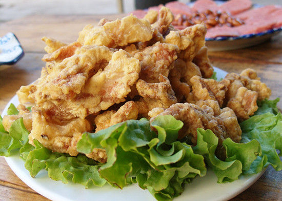 现炸酥肉 ￥16元/份 已售13份