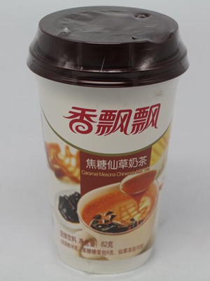 香飘飘焦糖香草奶茶82克 ￥5元/杯 已售0份