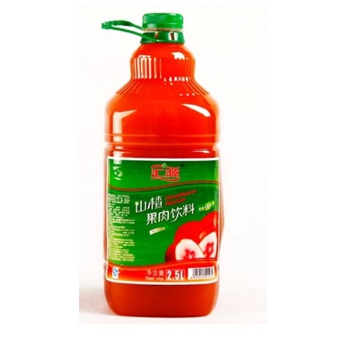 汇源山楂汁2.5l ￥13元/桶 已售0份库存20桶
