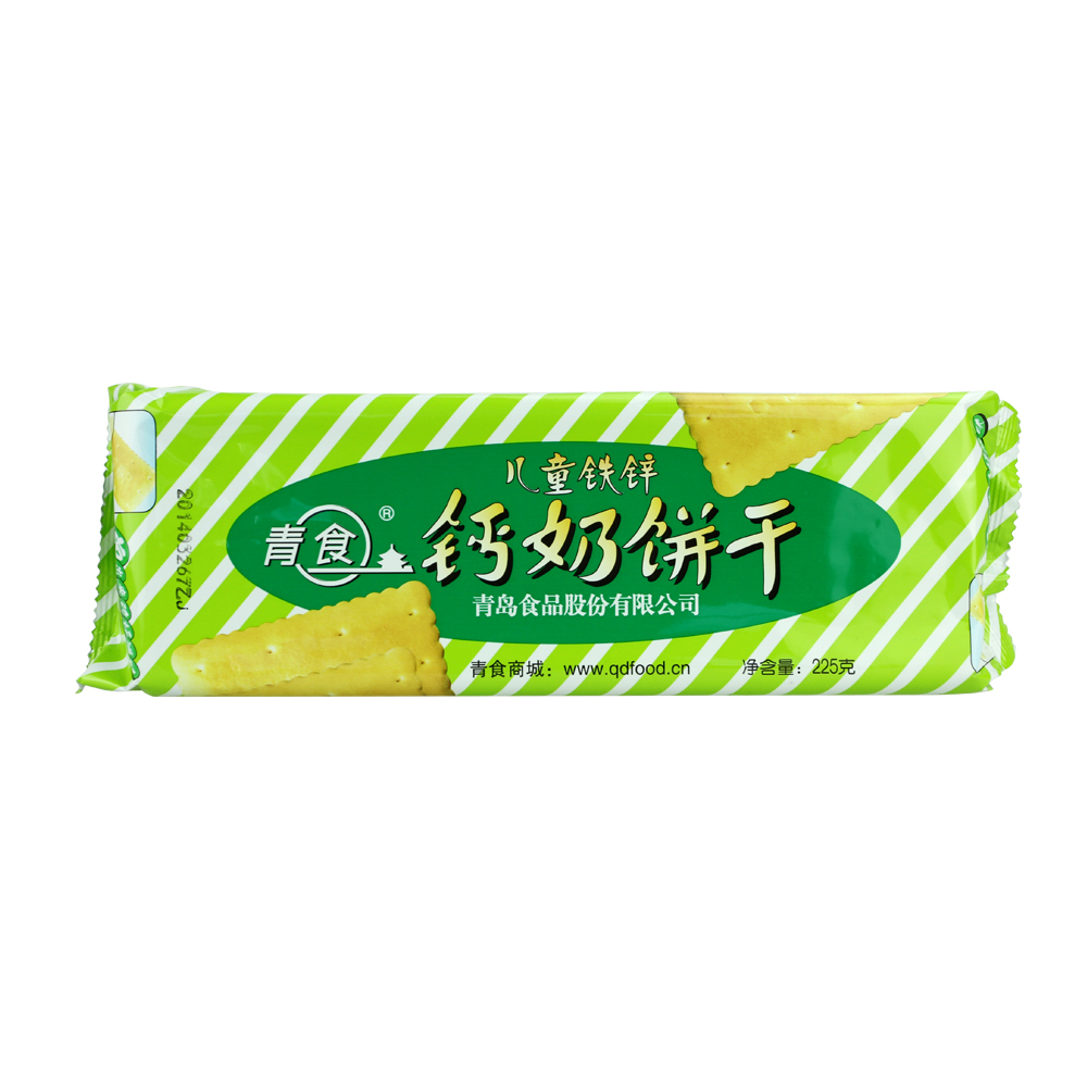 青食儿童铁锌钙奶饼干 225克*24袋 ￥93.6元/箱 已售0份