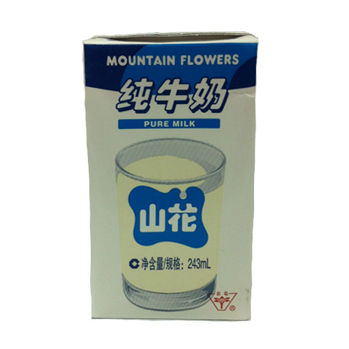 山花纯牛奶250ml￥3.5元/盒 已售0份