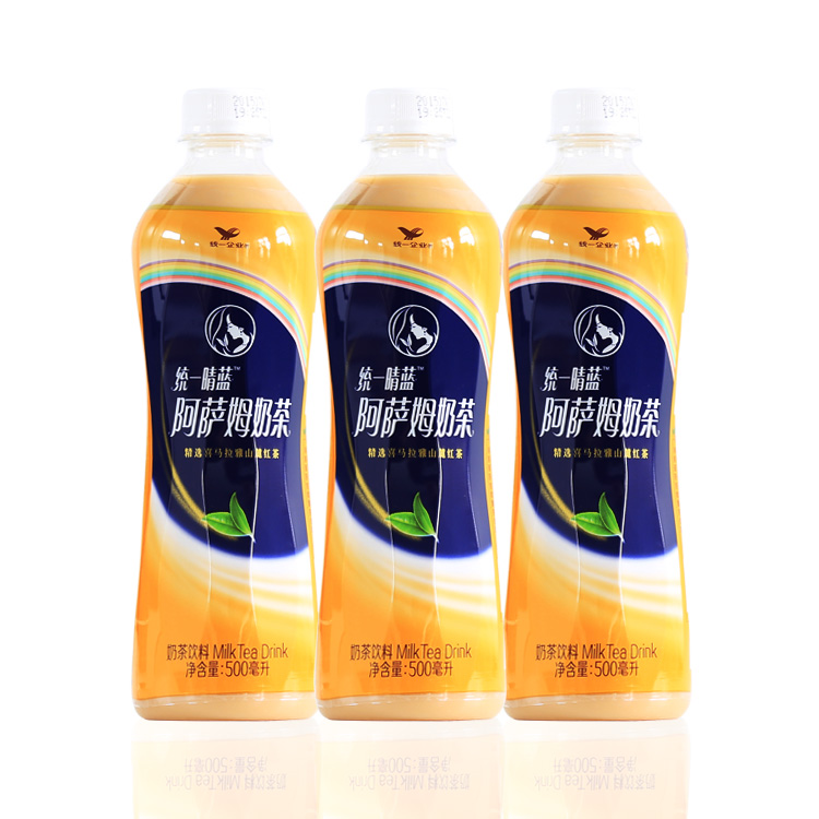 统一阿萨姆奶茶500ml ￥4元/瓶 已售12份