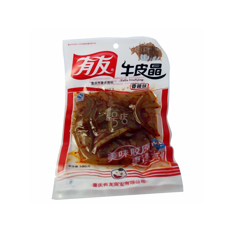 有友牛皮晶香辣味 ￥4元/袋 已售92份