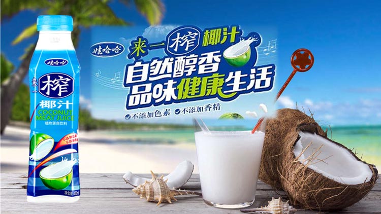 娃哈哈 榨椰汁植物蛋白饮料 ￥5元/瓶 已售0份库存100瓶