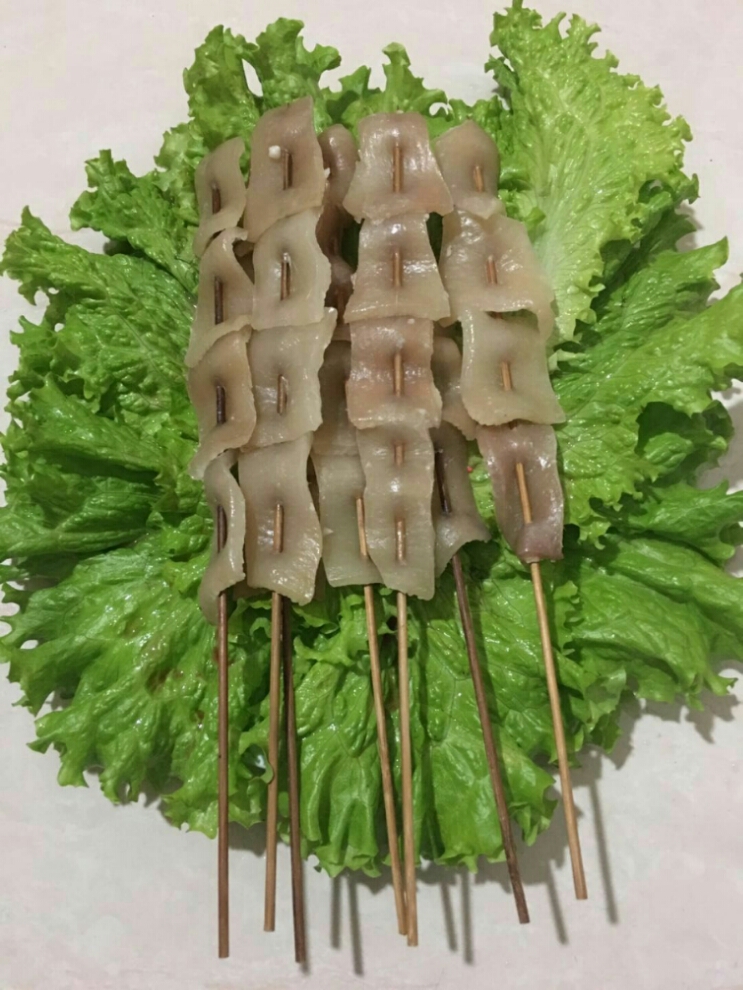 猪皮 ￥3元/串 已售1620份