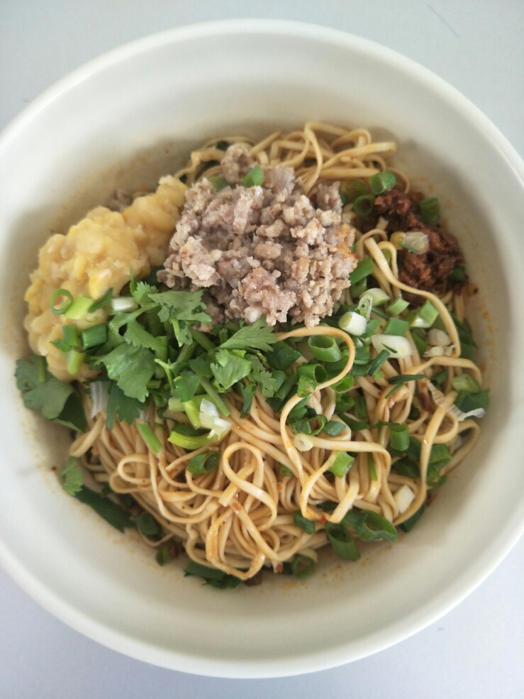 猪肉干拌面(大) ￥10元/碗 已售4份