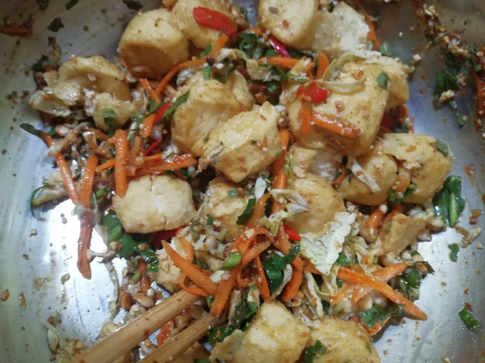 拌豆腐 ￥10元/份 已售4份