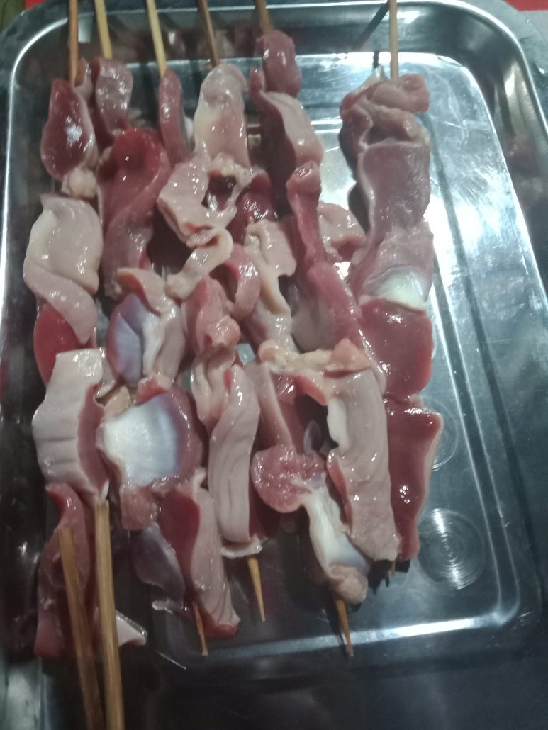 烤鸡肚 ￥4元/串 已售0份