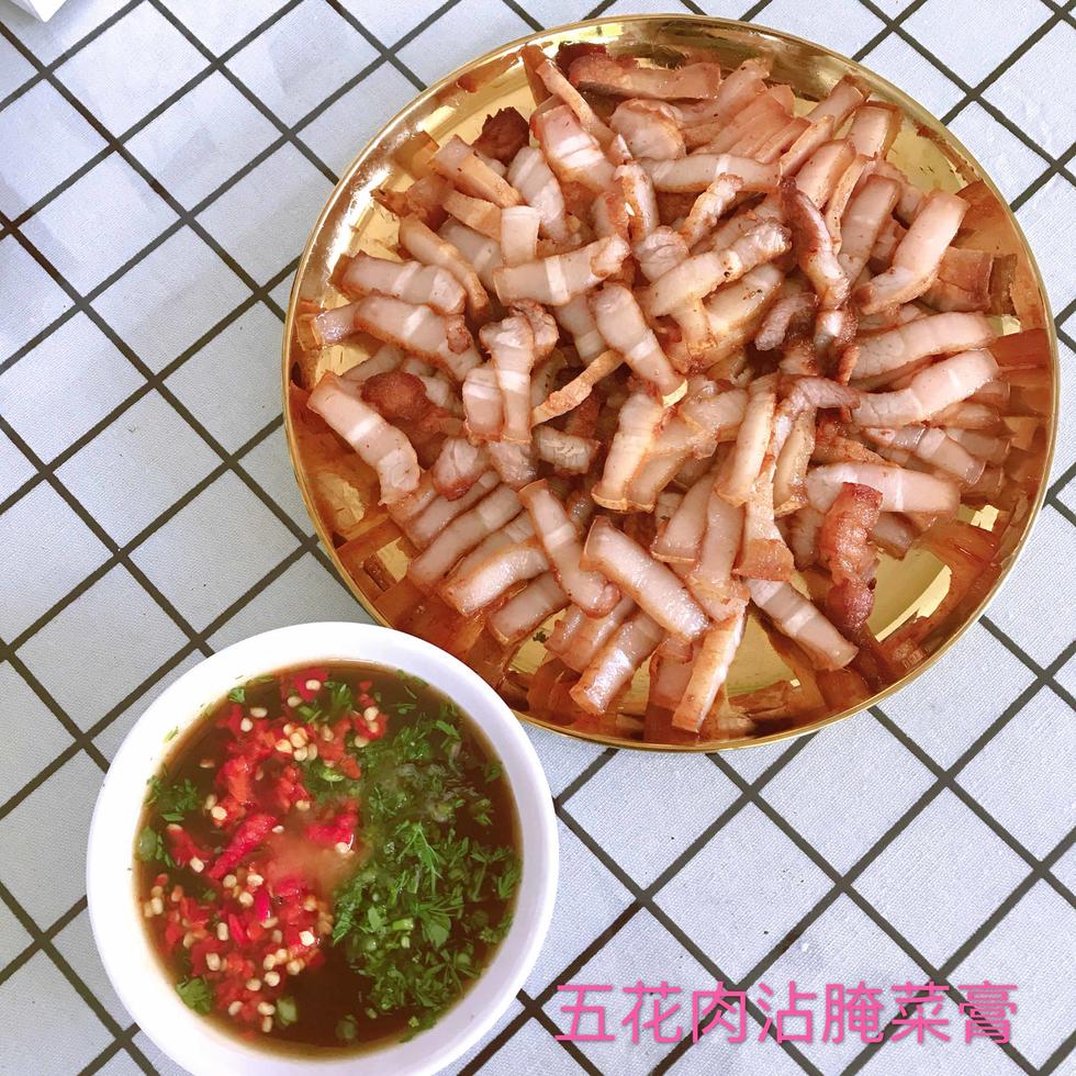 五花肉沾腌菜膏$36元/份 已售7份