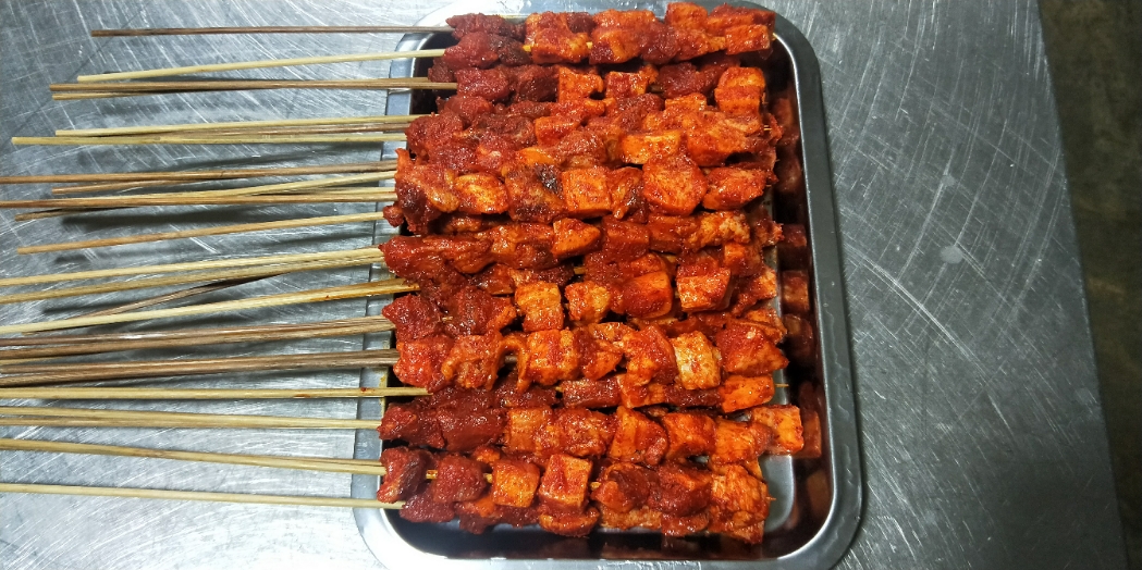 烤牛膘 ￥3.5元/串 已售10份