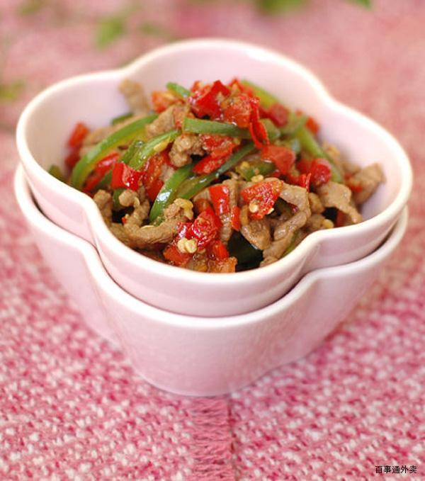 剁椒肉丝盖饭 ￥16元/份 已售2份